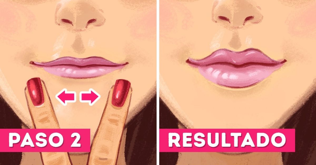 Cómo hacer que los labios se vean más carnosos sin tener que