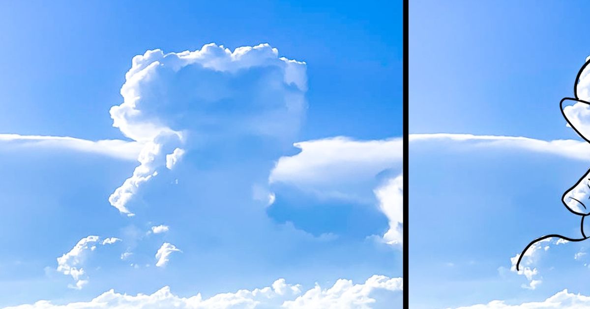 16 Nubes Con Siluetas Alegres Que Convirtieron El Cielo En Todo Un