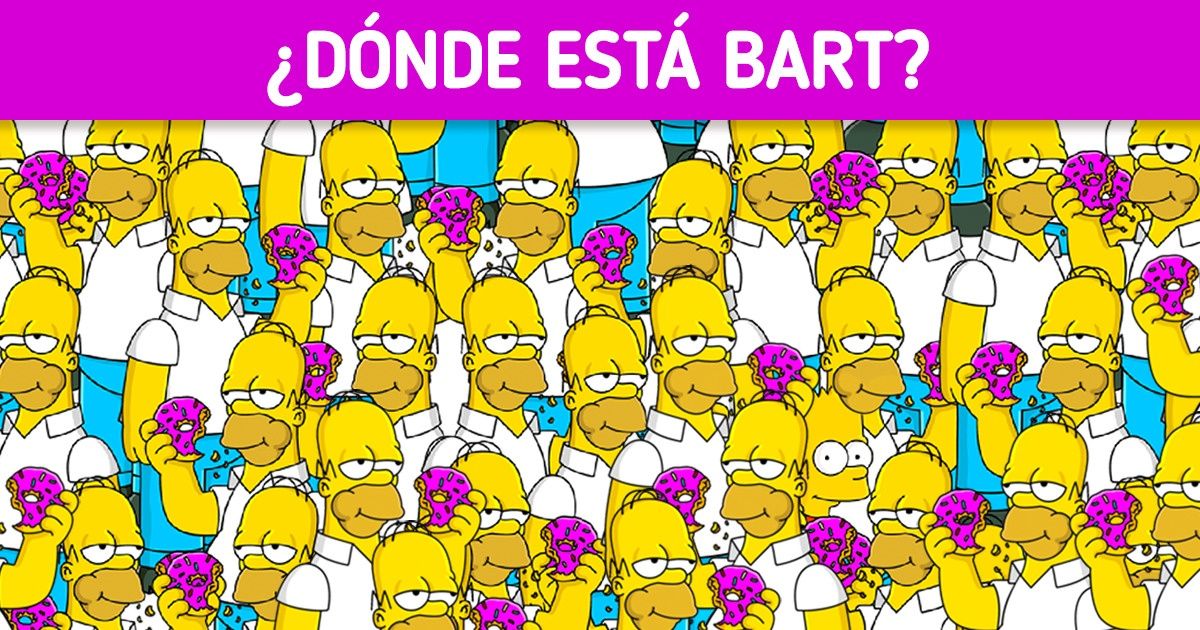 Encuentra A Wally Entre Los Personajes De Los Simpson Off