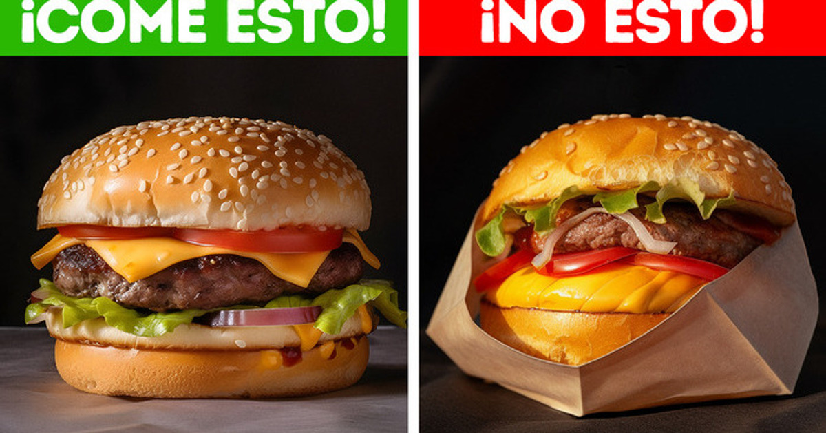 Piensa dos veces antes de comer una hamburguesa envuelta he aquí por