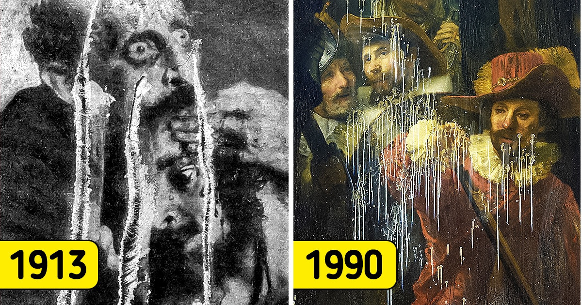 Los actos vandálicos más sorprendentes en la historia del arte que