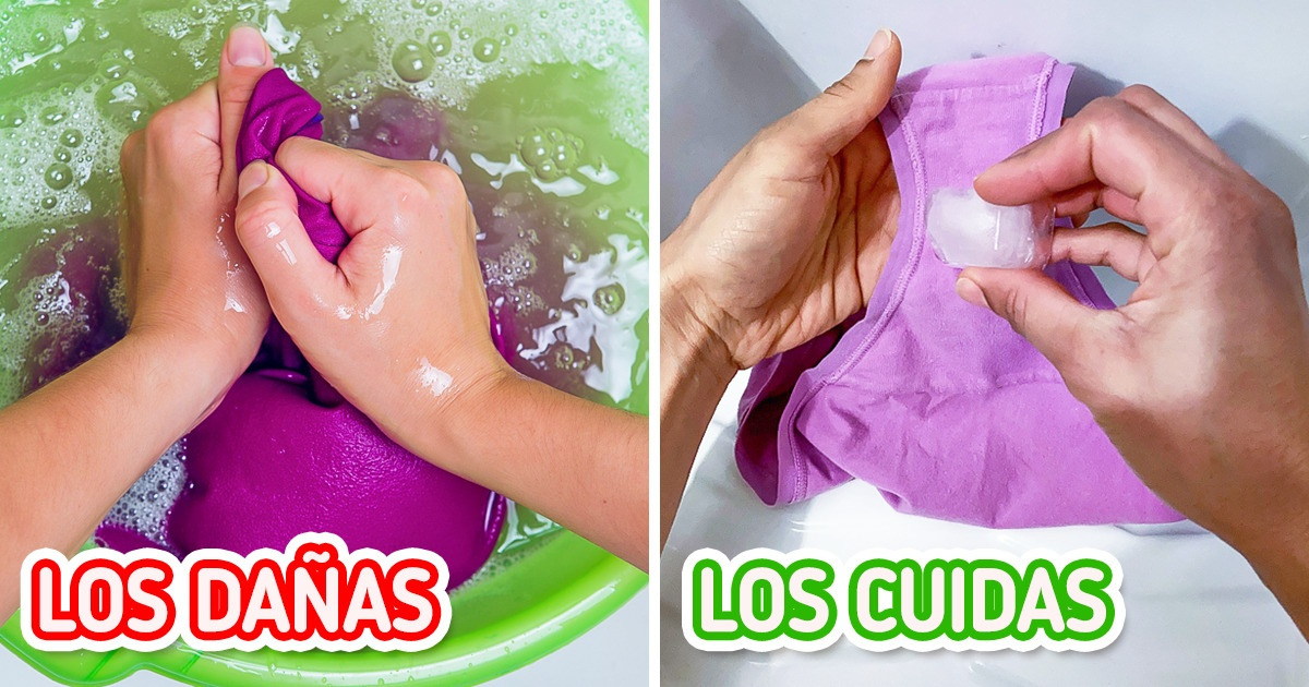 10 Errores de lavado que pueden estar dañando nuestra ropa interior sin