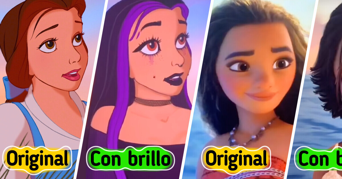 Un artista moderniza a los personajes de Disney según los estándares de belleza actuales Un artista moderniza a los personajes de Disney según los estándares de belleza actuales