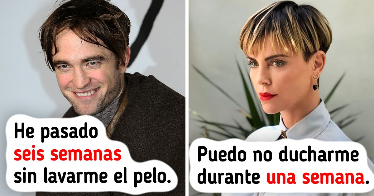 8 Famosos que no ven el sentido de bañarse con mucha frecuencia