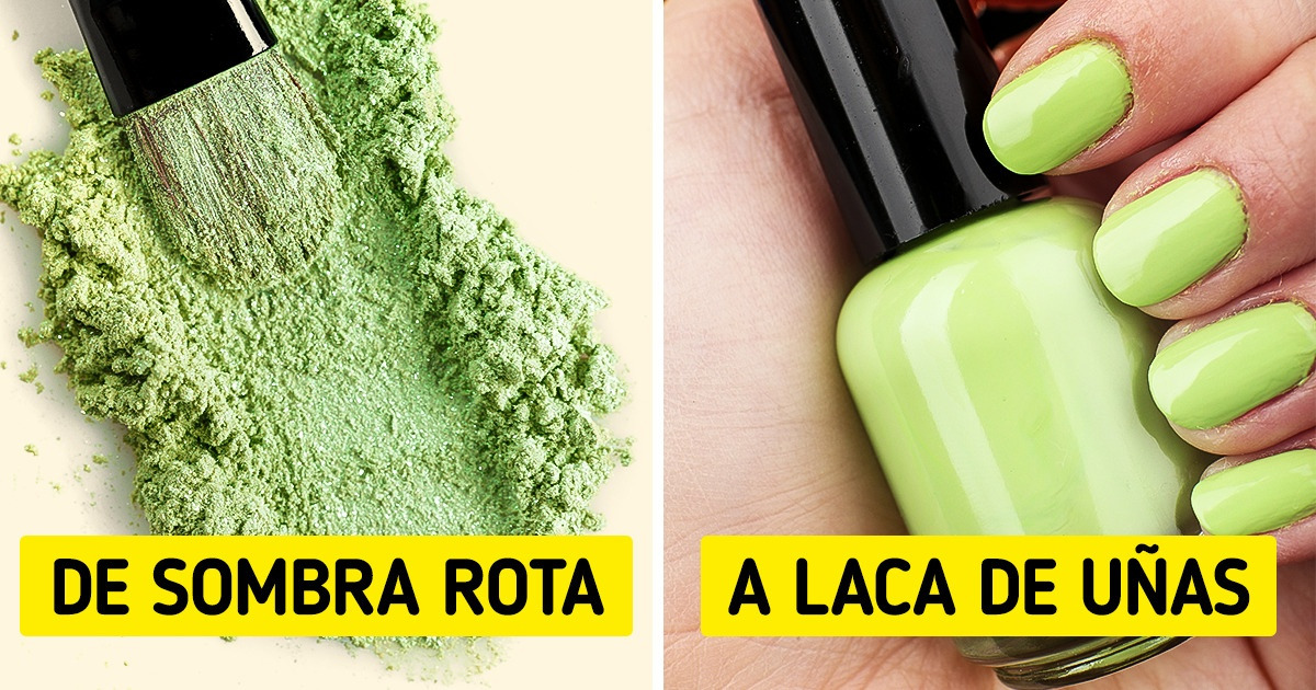 10 Ideas para aprovechar tus maquillajes rotos o a punto de acabarse (y sus empaques también)