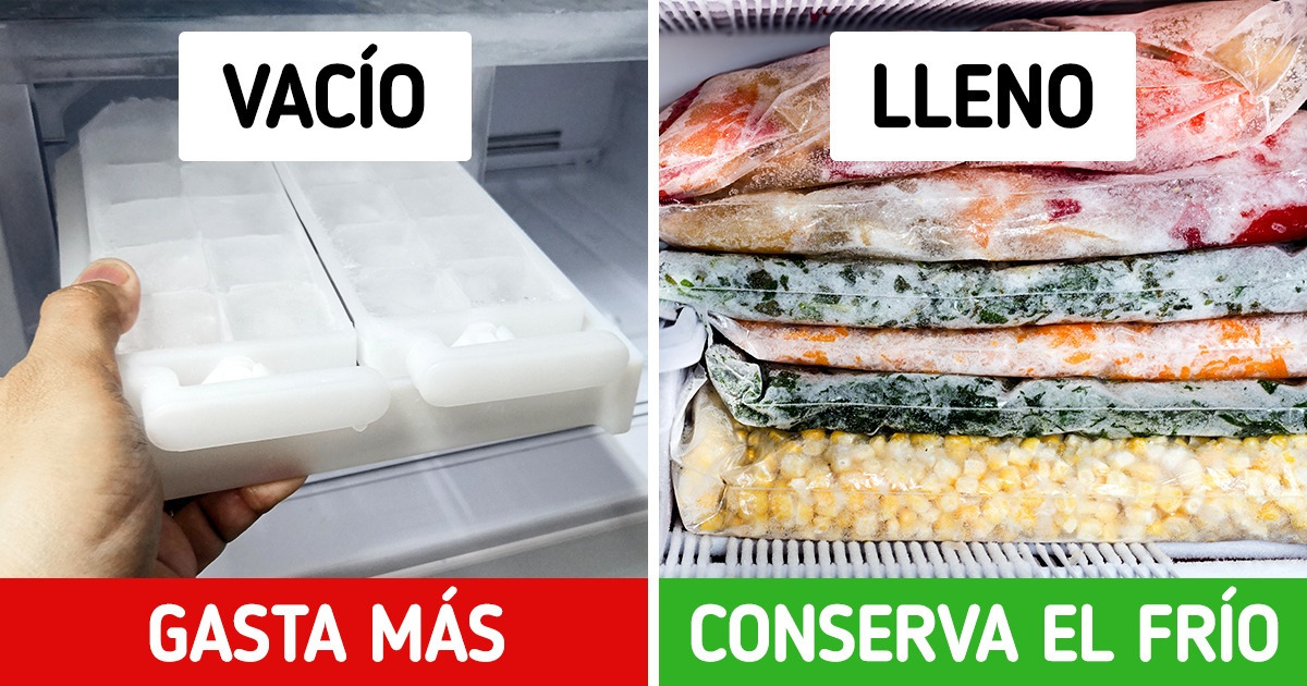 10 Formas de usar el congelador correctamente y conservar los alimentos por más tiempo
