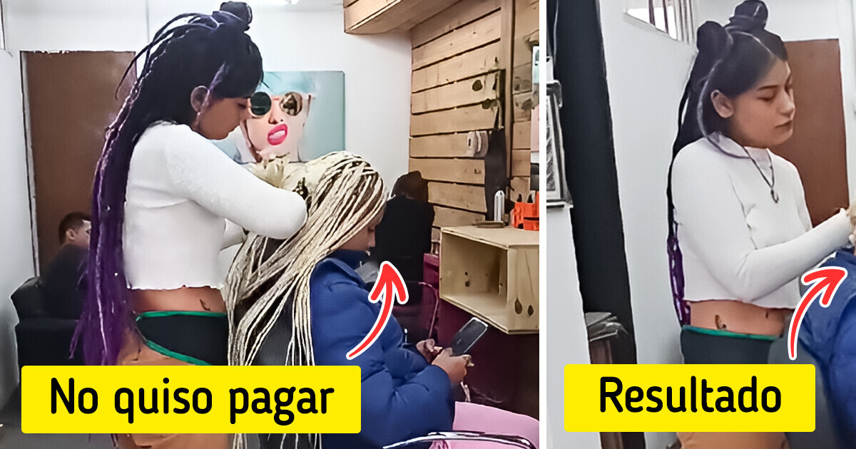 Intentó irse de la peluquería sin pagar y lo que pasó después desató polémica Intentó irse de la peluquería sin pagar y lo que pasó después desató polémica