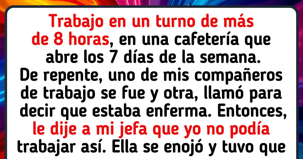 Le di la espalda a mi jefe cuando más me necesitaba y ahora todos piensan que soy una mala persona Le di la espalda a mi jefe cuando más me necesitaba y ahora todos piensan que soy una mala persona