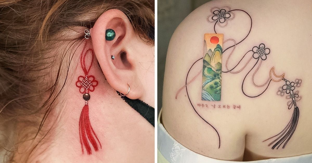 Una artista coreana crea tatuajes delicados y son la personificación de la ternura