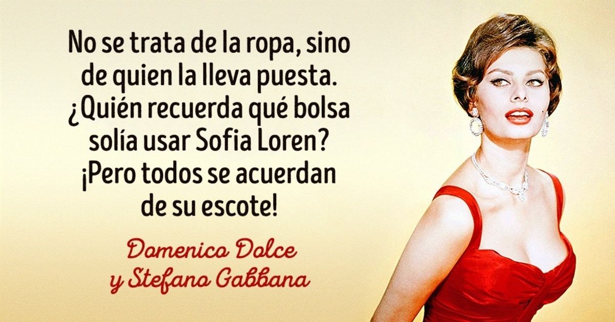 10 Lecciones de vida y estilo de Dolce y Gabbana