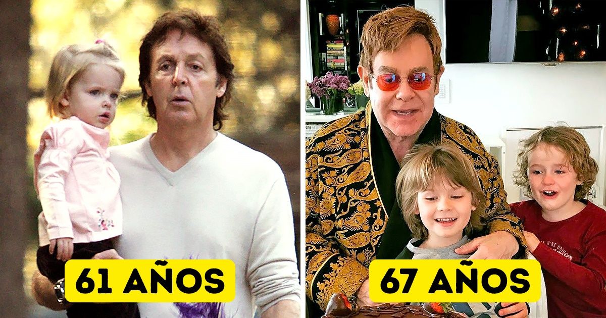 10 Papás famosos que recibieron un hijo luego de los 60 años 10 Papás famosos que recibieron un hijo luego de los 60 años