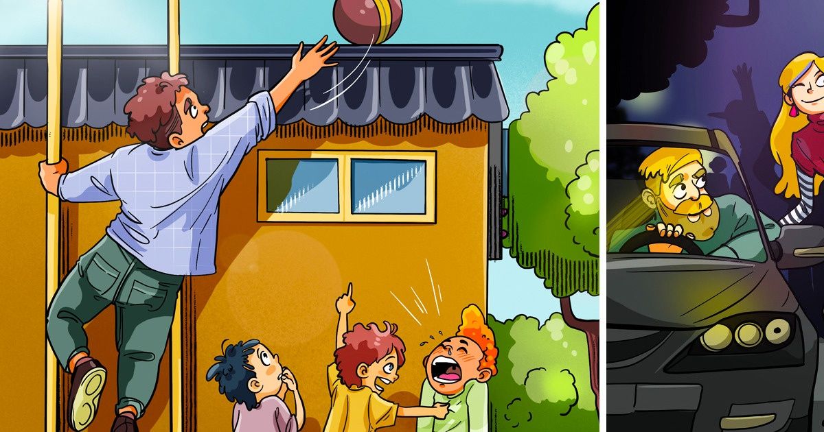 12 Ilustraciones que muestran la particular relación de los padres con sus hijos 12 Ilustraciones que muestran la particular relación de los padres con sus hijos