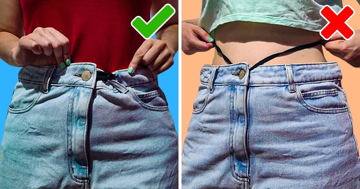 a prueba 10 trucos sobre arreglos de “jeans” para o desmentirlos