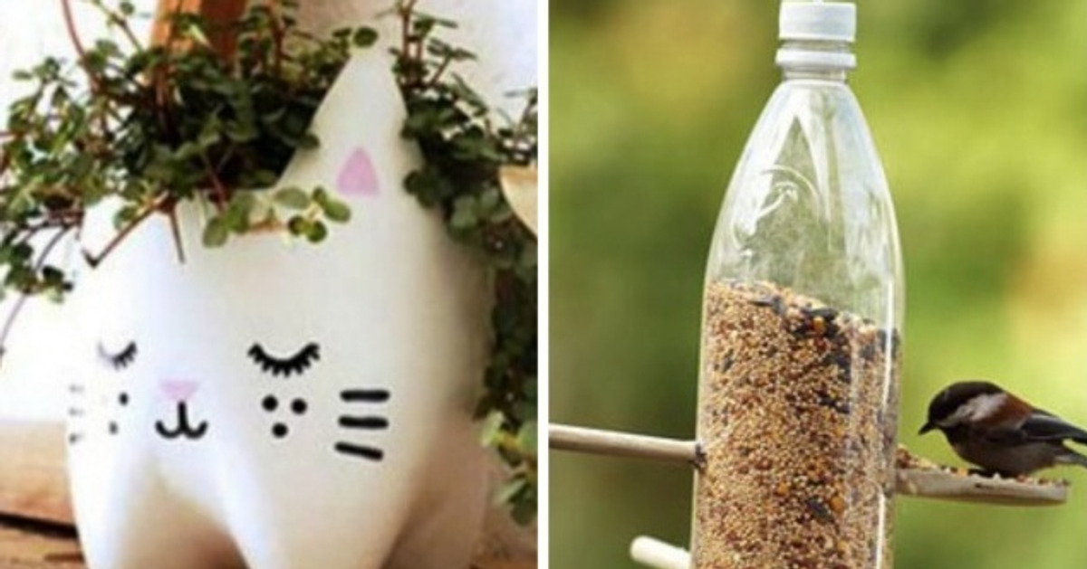 20 ideas para reciclar las botellas plásticas usadas