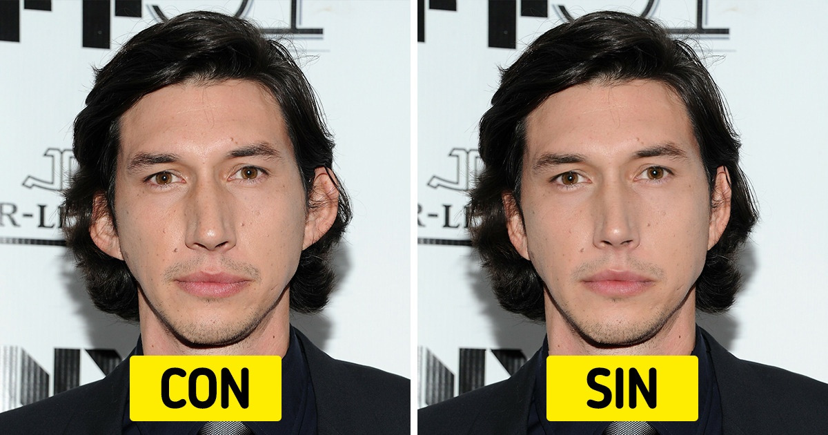 Cómo se verían 11 famosos sin sus rasgos distintivos