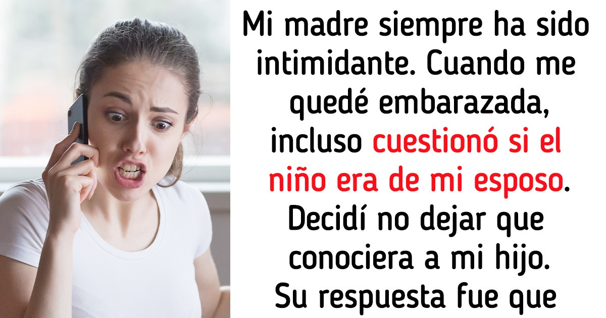Una mujer decidió no dejar que su madre conociera a su bebé y esta se puso furiosa