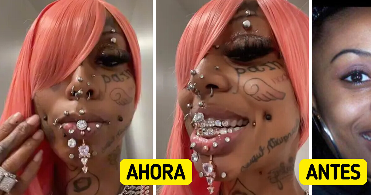 Una abuela con tatuajes y piercings respondió a aquellos que critican su estilo