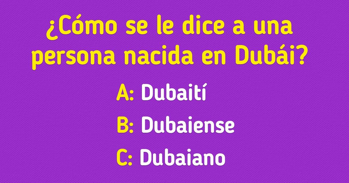 Test: Comprueba cuánto sabes de cultura general respondiendo estas 19 preguntas Test: Comprueba cuánto sabes de cultura general respondiendo estas 19 preguntas
