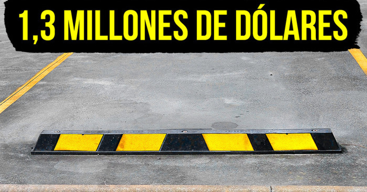 Un espacio de estacionamiento que costó 1,3 millones de dólares + 31 otras cosas caras