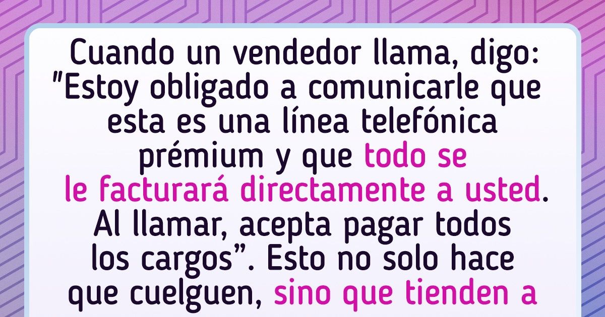 20 Ingeniosos compartieron su manera poco convencional de lidiar con las ventas telefónicas 20 Ingeniosos compartieron su manera poco convencional de lidiar con las ventas telefónicas
