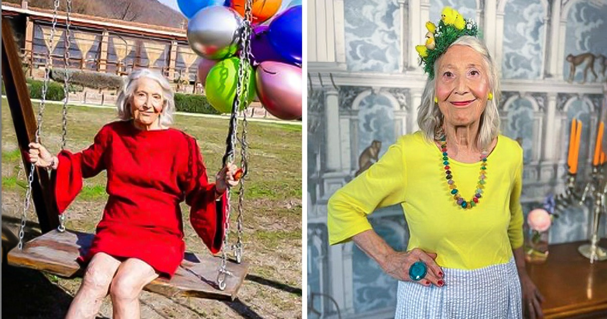 Una abuelita demostró que se puede empezar de nuevo a cualquier edad y se convirtió en modelo a los 88