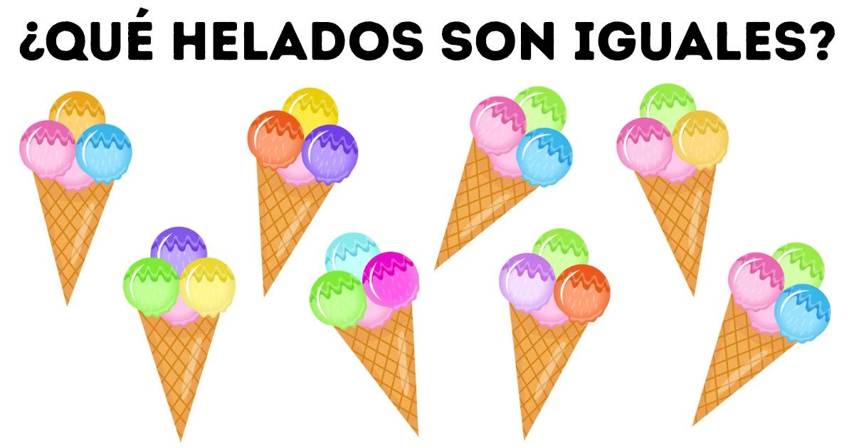 Test: Encuentra el par de estos 12 objetos en un pestañazo