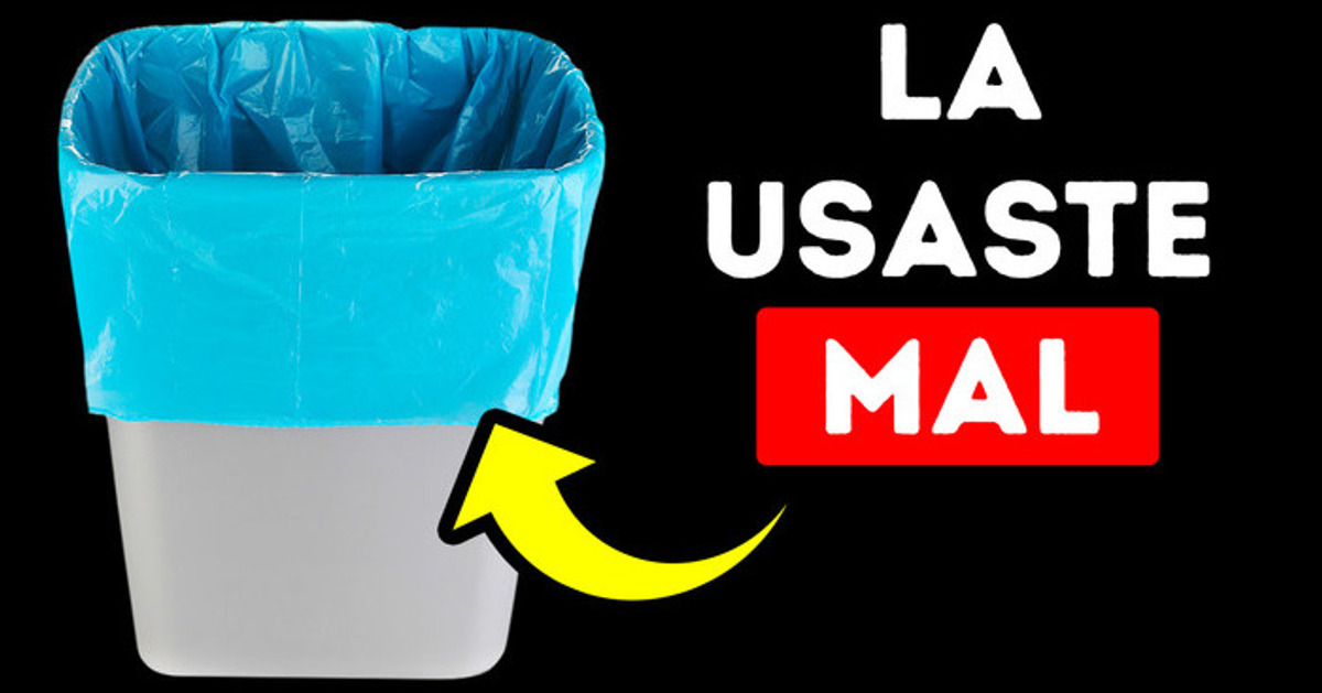 Las bolsas de basura tienen un secreto y otros propósitos ocultos Las bolsas de basura tienen un secreto y otros propósitos ocultos