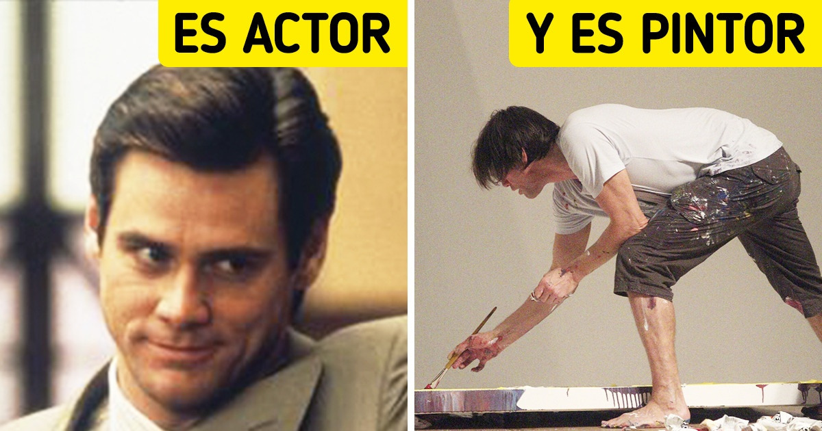 11 Artistas famosos que, no conformes con un solo talento, tienen muchísimos más