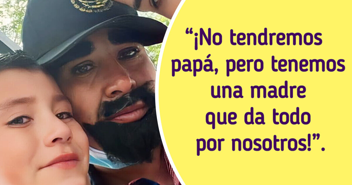 Hermanos lloraron al ver lo que hizo su madre soltera por el Día del Padre