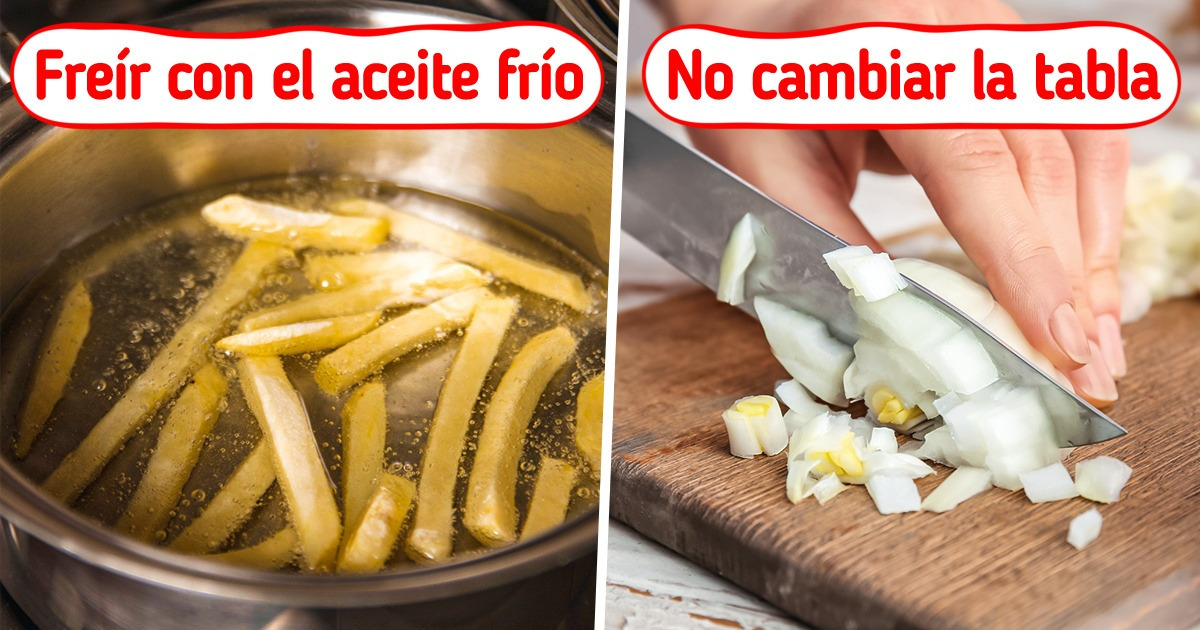 10 Errores que cometemos en la cocina al querer hacer los mismos platillos que los chefs de la tele 10 Errores que cometemos en la cocina al querer hacer los mismos platillos que los chefs de la tele