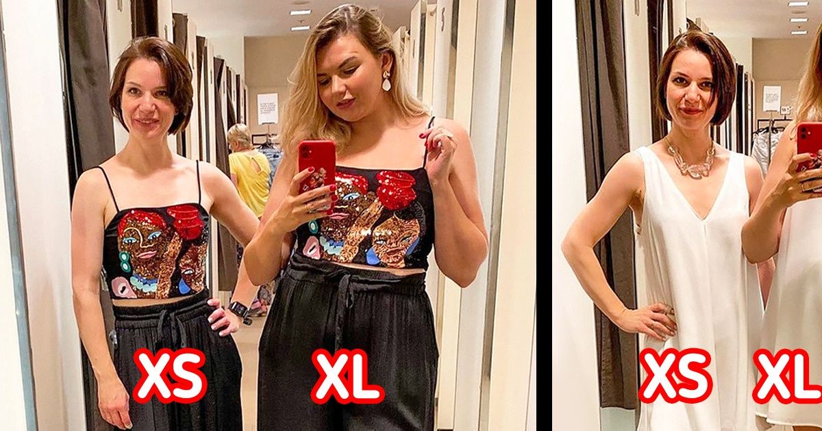 Dos chicas con diferentes figuras se probaron los mismos “looks” y demostraron que el estilo no depende de la talla Dos chicas con diferentes figuras se probaron los mismos “looks” y demostraron que el estilo no depende de la talla