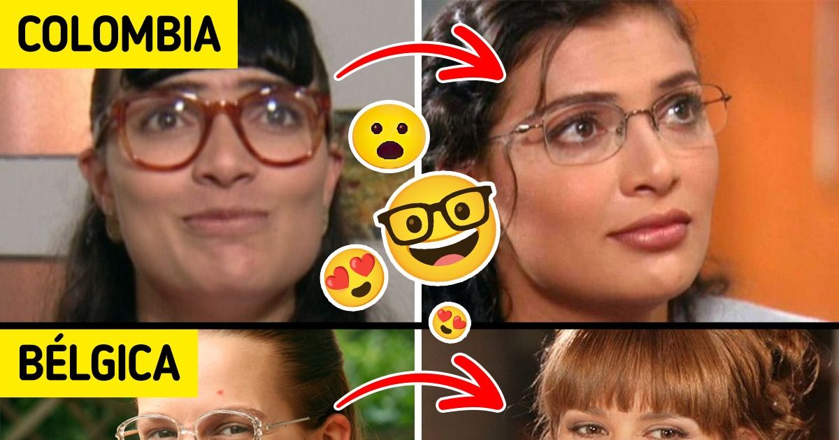 10 Cambios radicales de las protagonistas de “Yo soy Betty, la fea” en adaptaciones de otros países 10 Cambios radicales de las protagonistas de “Yo soy Betty, la fea” en adaptaciones de otros países
