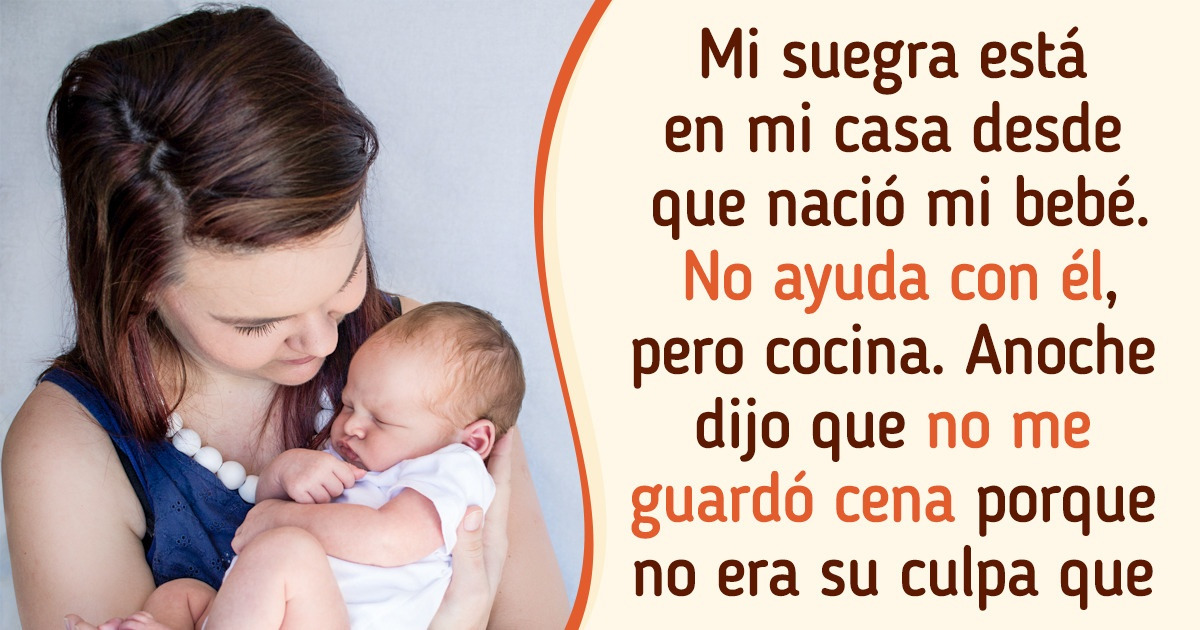 Mi suegra se mudó conmigo para ayudar con mi bebé, pero solo ha hecho un desastre