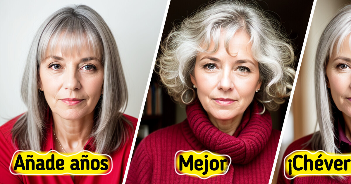 7 Peinados sencillos para mujeres que lucen canas y quieren verse más jóvenes en 2025 7 Peinados sencillos para mujeres que lucen canas y quieren verse más jóvenes en 2025