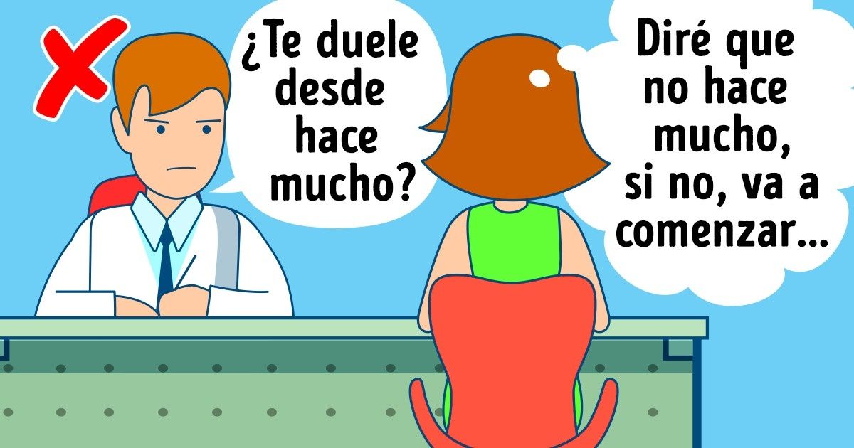 10 Preguntas del doctor a la cuales vale la pena responder con sinceridad, incluso si son incómodas 10 Preguntas del doctor a la cuales vale la pena responder con sinceridad, incluso si son incómodas