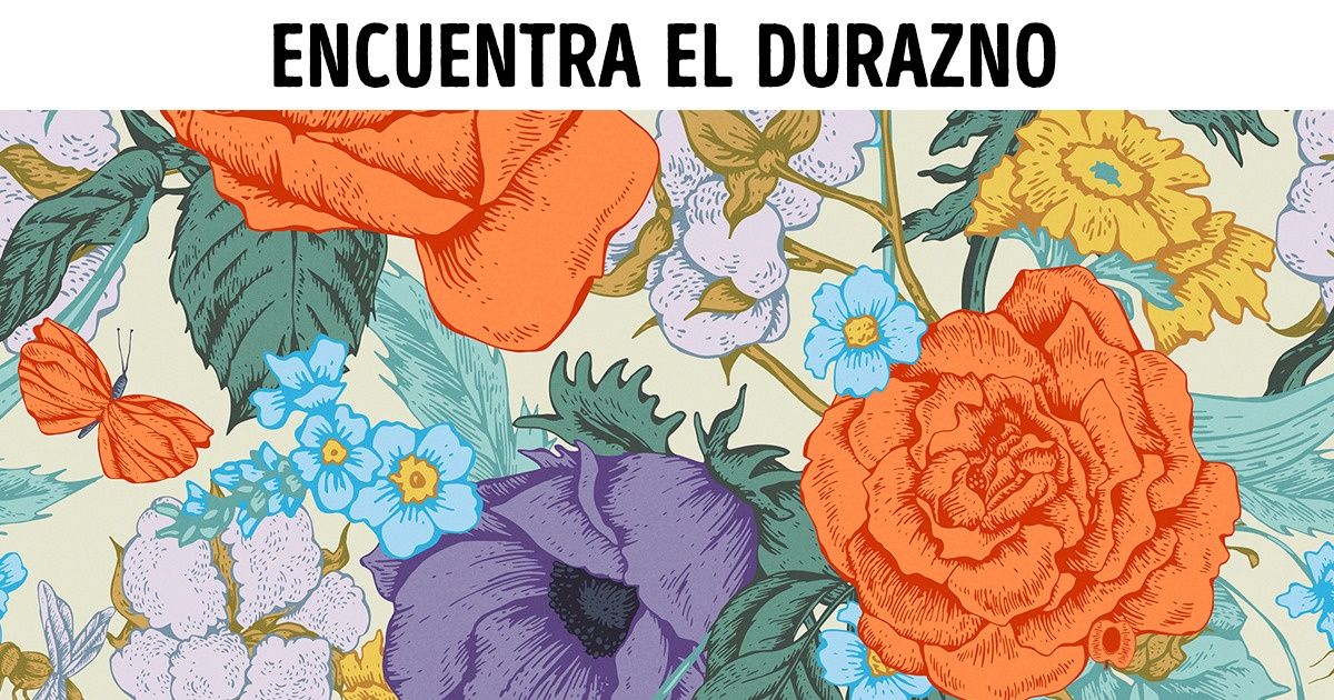 Test: Encuentra la fruta que se esconde en estas texturas florales Test: Encuentra la fruta que se esconde en estas texturas florales