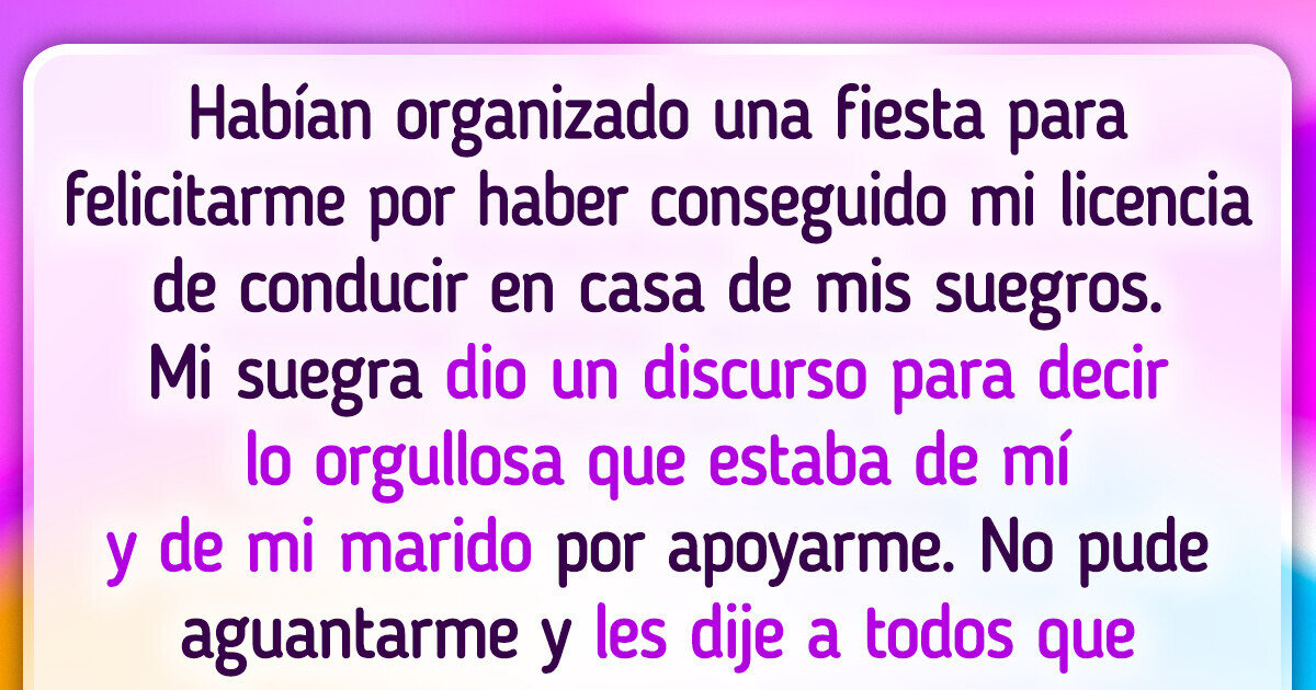 Puse en evidencia a mi esposo delante de su familia por todas las veces que me hizo llorar