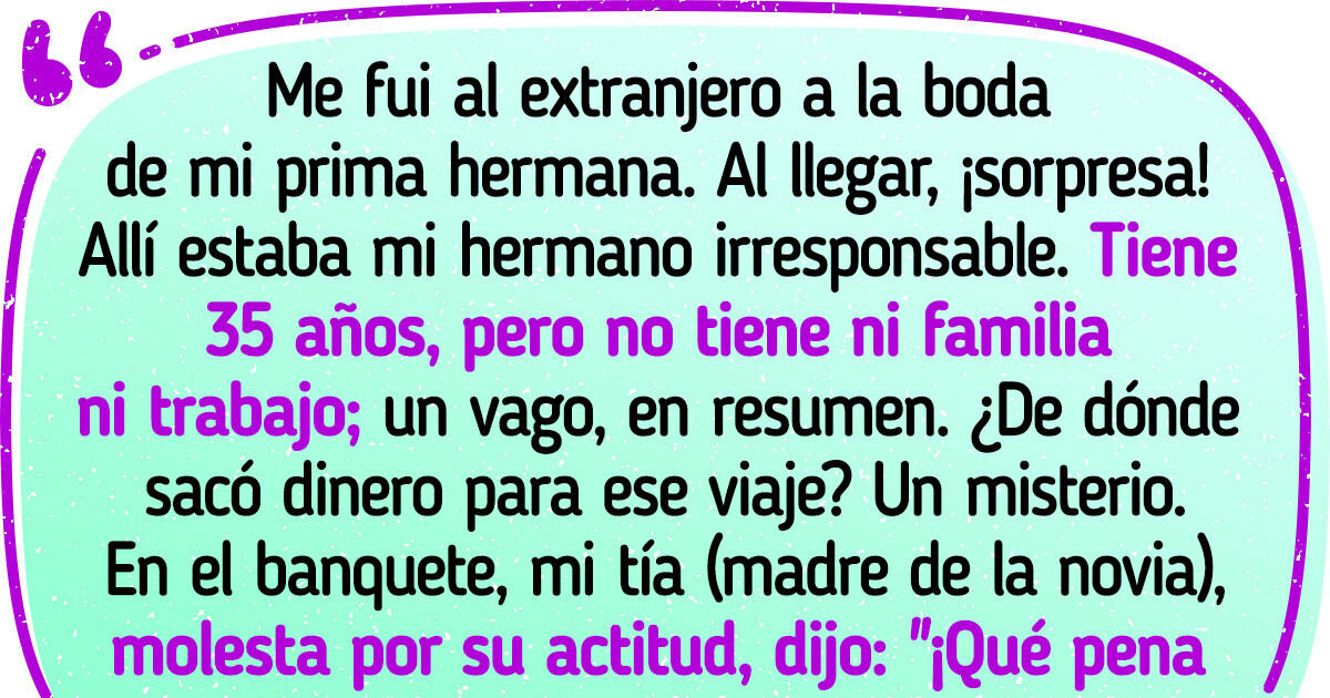 Historia épica sobre cómo una boda reveló una gran mentira familiar