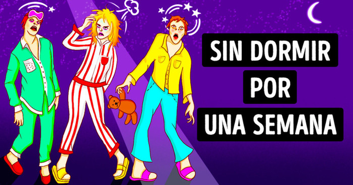 Qué le sucede a tu cuerpo si no duermes durante 1 semana