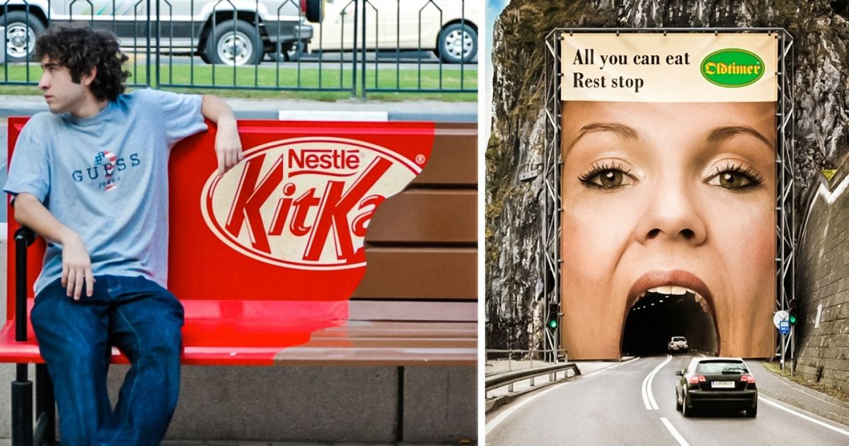 20 Publicidades colocadas en lugares más que inesperados 20 Publicidades colocadas en lugares más que inesperados