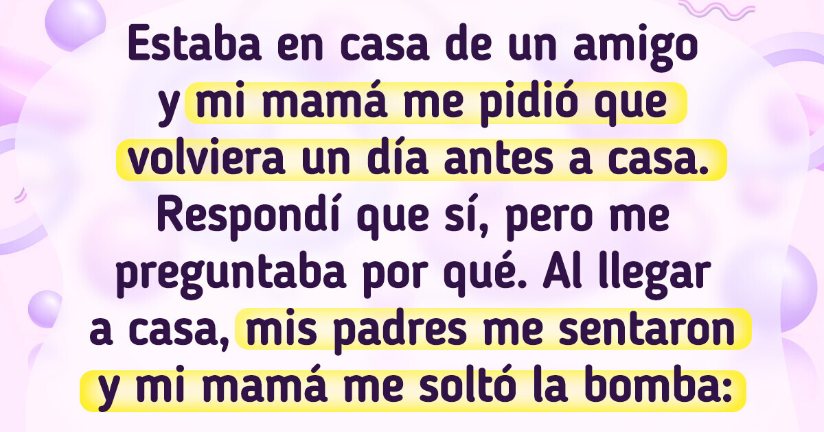 Mis padres me han ocultado por 25 años un secreto que ha destrozado mi vida