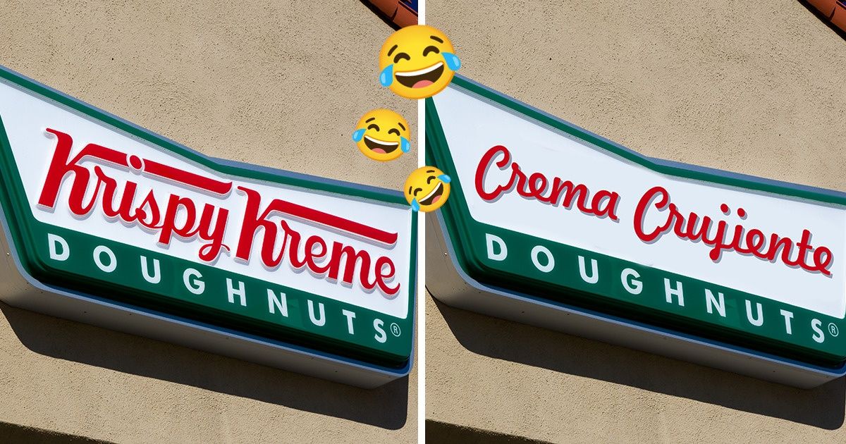 20 Marcas famosas que al ser traducidas al español suenan como un chiste mal contado