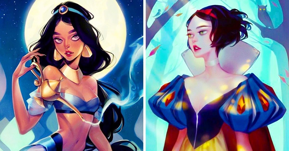 Una artista mostró cómo se verían las princesas de Disney si trabajaran como modelos