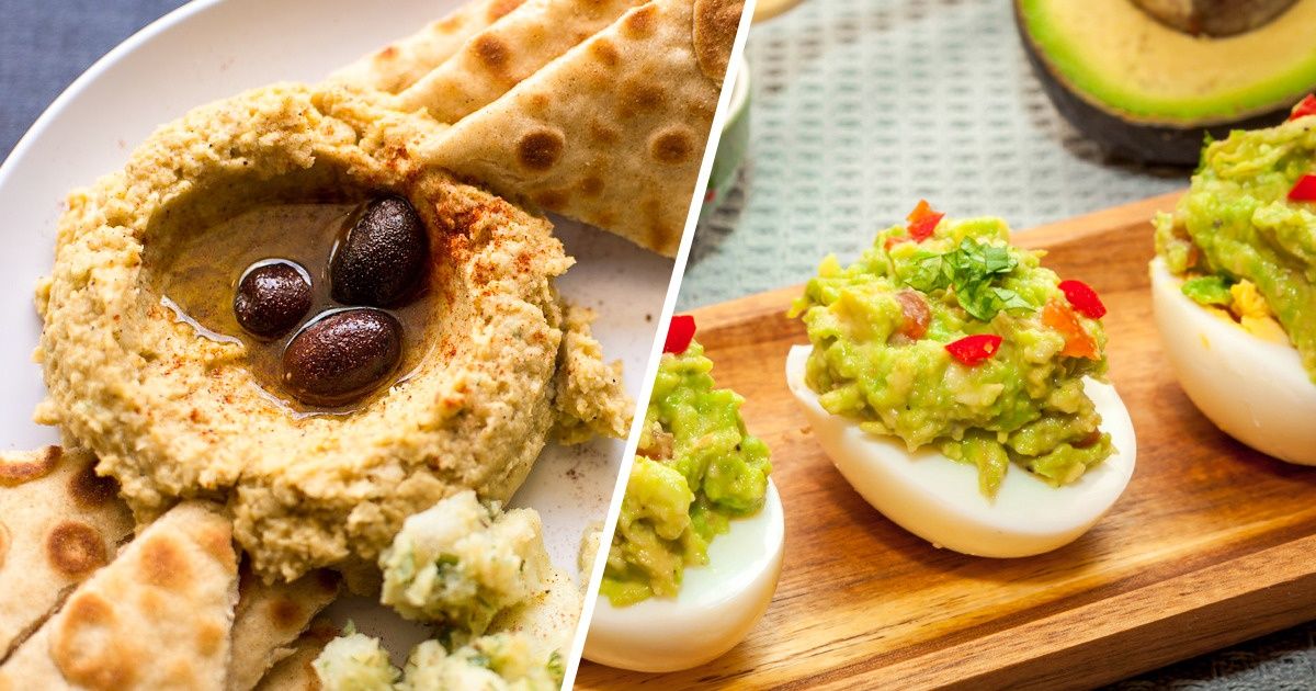 11 Recetas de snacks deliciosos que no engordan (Spoiler: aprenderás a preparar tu propio hummus)