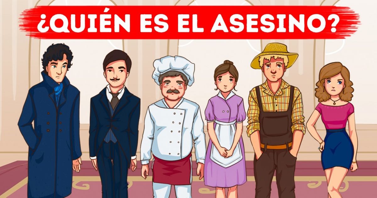 7 Acertijos de detectives para los verdaderos maestros de la lógica