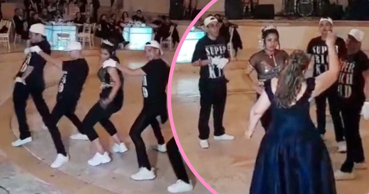 Quinceañera “perrea” en su vals y la mamá no lo pudo soportar