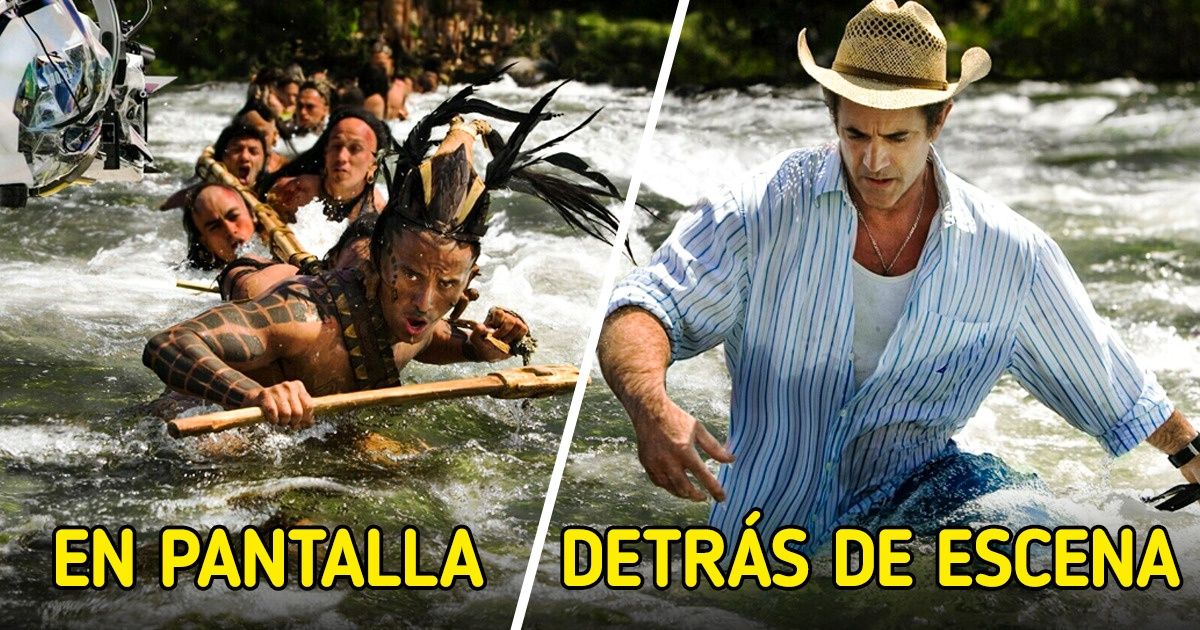 18 Fotos que muestran lo que realmente ocurre en el set de rodaje de películas conocidas