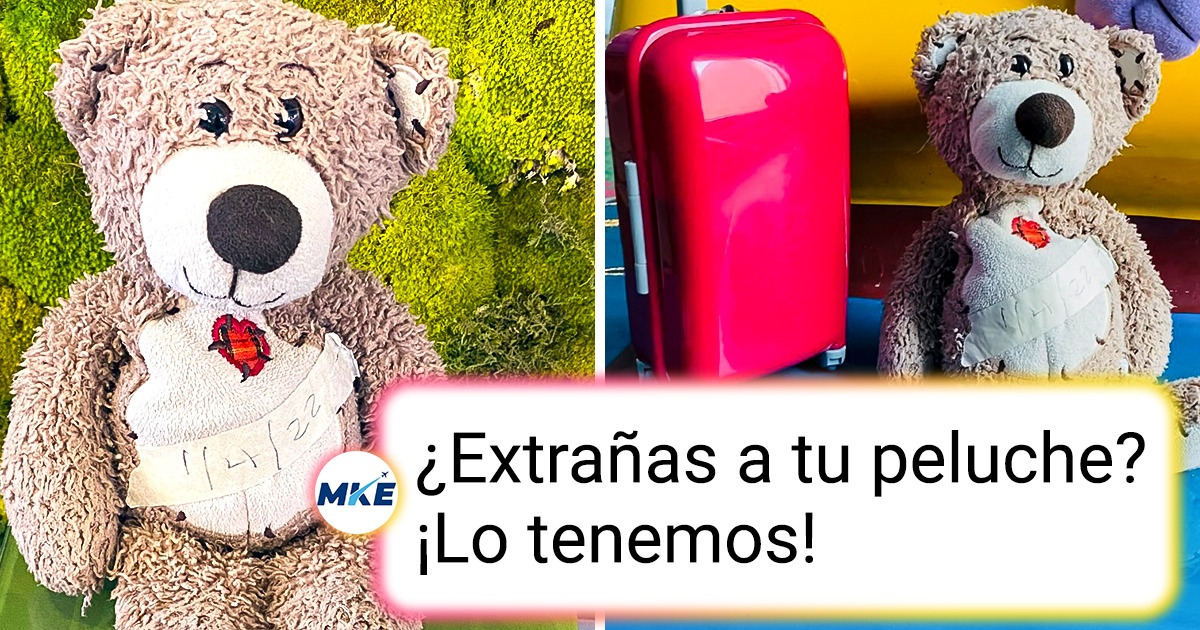 Un niño olvidó su oso de peluche en un avión y el aeropuerto se tomó muy en serio la búsqueda de su dueño Un niño olvidó su oso de peluche en un avión y el aeropuerto se tomó muy en serio la búsqueda de su dueño