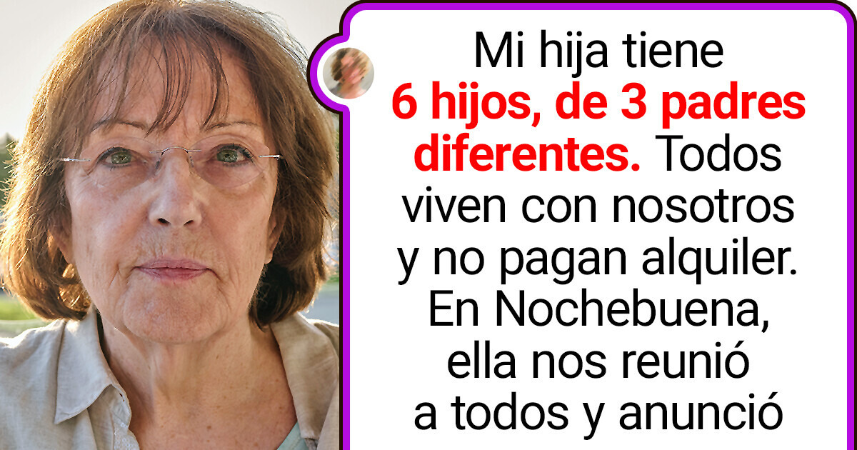 Eché de mi casa a mi hija que vivía allí sin pagar con sus 6 hijos Eché de mi casa a mi hija que vivía allí sin pagar con sus 6 hijos