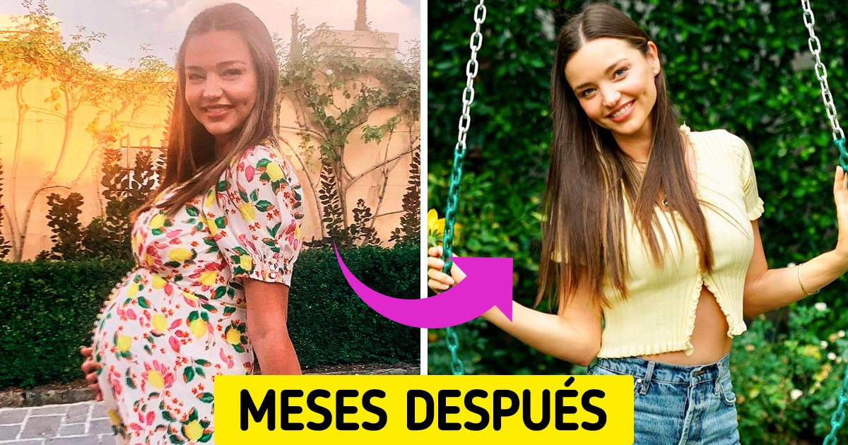 Cómo las famosas pueden tener el vientre plano al poco tiempo después de dar a luz